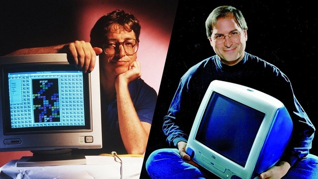 Bill Gates and Steve Jobs